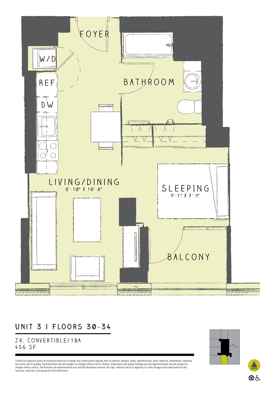 165 W Superior Studio-3 Beds Apartment for Rent - Photo Gallery 74